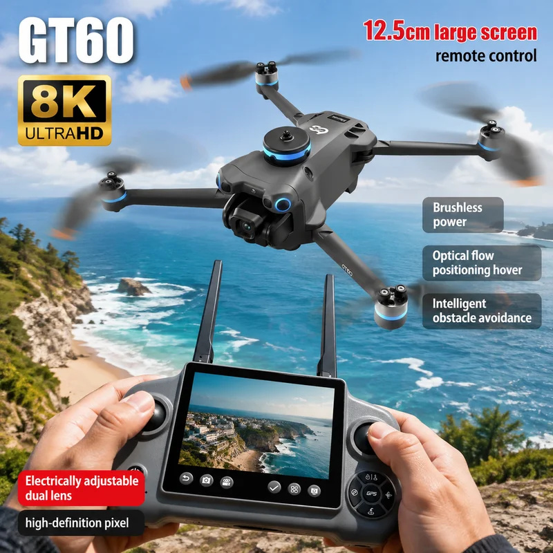 Drone Camera Lens - NEW GT60 Mini Drone Dual Cameras