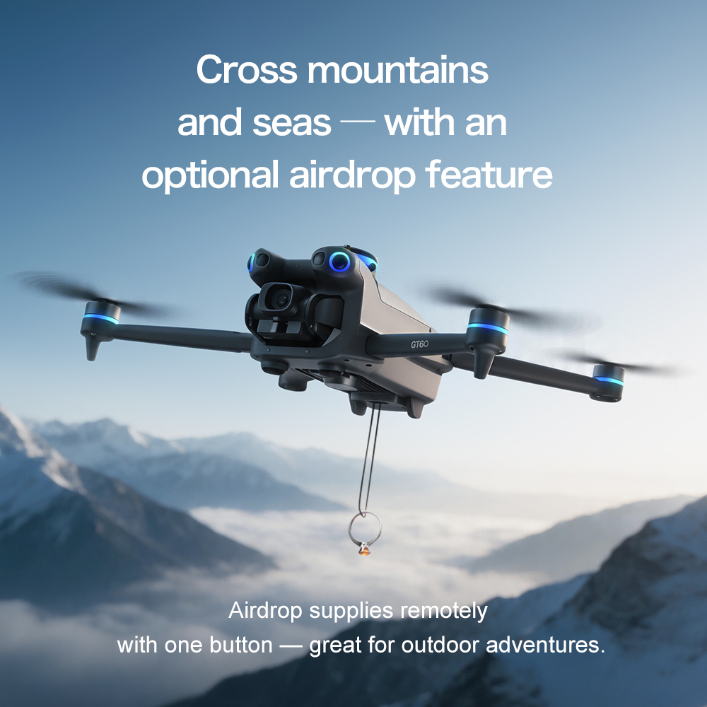 NEW GT60 Mini Drone Dual Camer - Drone Camera Lens 评论和价格
