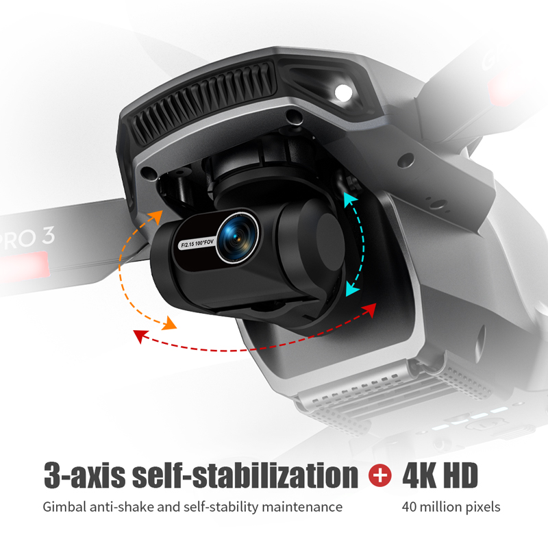 L106 Pro 3 Drone 5G WIFI FPV F - Drone Camera With Gimbal 评论和价格
