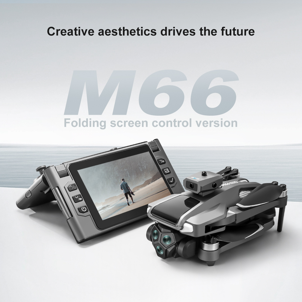 Foldable M66 RC Drone with 4.5 - Drone Camera With Gimbal 评论和价格